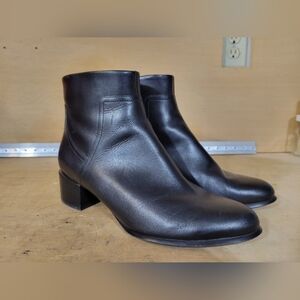 Vionic Kamryn Waterproof Black Ankle Booties Size 11